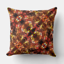 Het weerspiegelen van rode driehoeken die vreemde 