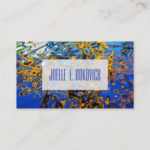 Het weerspiegelende Art. van de Fotografie van de Visitekaartje