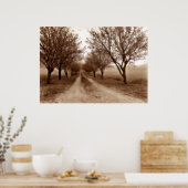 Het Weg van de boom aan Nergens Poster (Keuken)