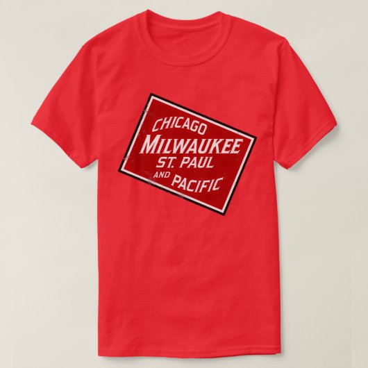Het wegennet van Milwaukee T-shirt (Design voorkant)