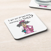 Het weggaan van de Humor van het Bed Bier Onderzetter (Linkerzijde)