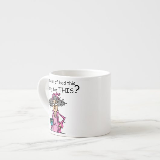 Het weggaan van de Humor van het Bed Espresso Kop (Links)