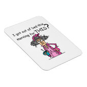 Het weggaan van de Humor van het Bed Magneet (Rechterzijde)