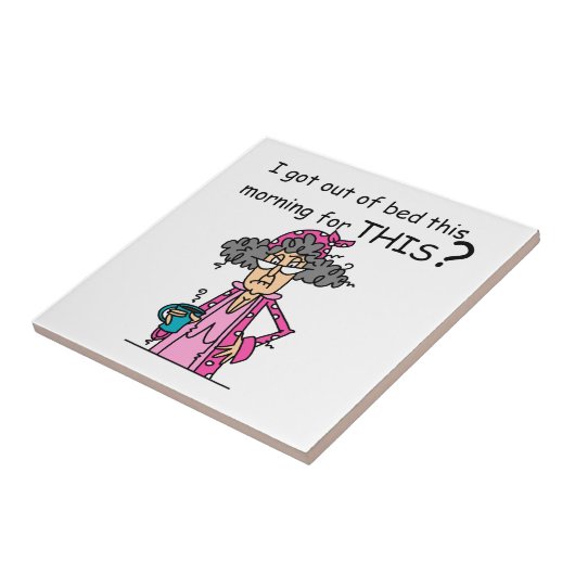 Het weggaan van de Humor van het Bed Tegeltje (Zijkant)