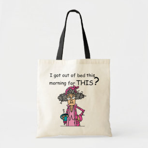 Het weggaan van de Humor van het Bed Tote Bag