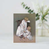 Het weggooien van de SpeelgoedVintage Briefkaart (Staand voorkant)