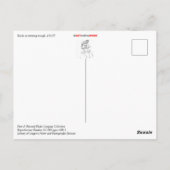 Het weghalen van de eenden voor een zwembad briefkaart (Achterkant)