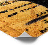 Het wegschieten poster (Hoek)