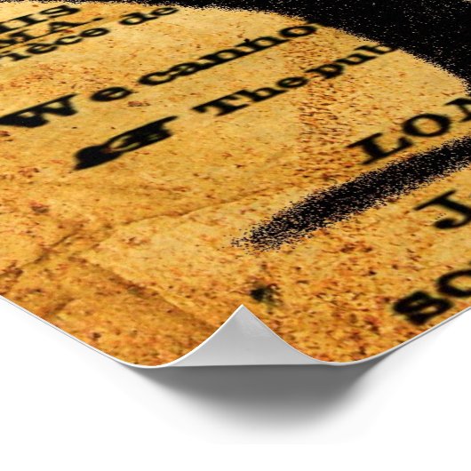 Het wegschieten poster (Hoek)