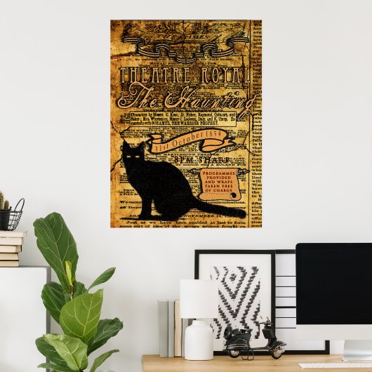 Het wegschieten poster (Thuiskantoor)