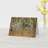 Het weiden in het Gras Notecards Kaart (Gele Bloem)