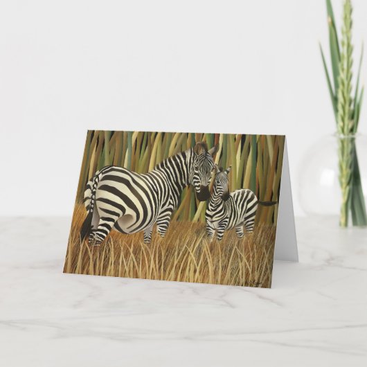 Het weiden in het Gras Notecards Kaart (Voorkant)