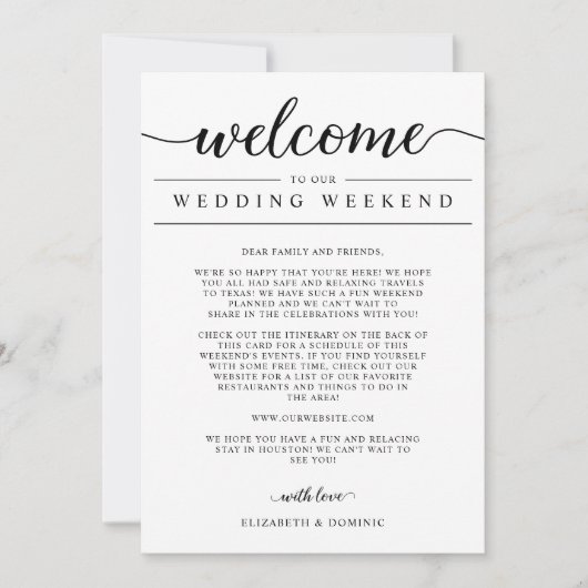 Het Wekendeltje van het huwelijk heet welkom en di (Voorkant)