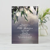 Het wekken van Wilde Boom & Mason Jar Lichten Uitn Kaart (Staand voorkant)