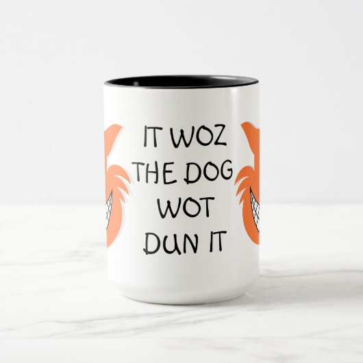 Het wekt de Dog Wot af. Mok (Midden)