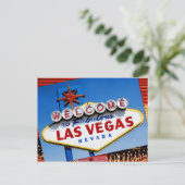 Het "Welkom in Fabulous Las Vegas"-teken Briefkaart (Staand voorkant)