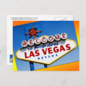 Het "Welkom in Fabulous Las Vegas"-teken Briefkaart (Voorkant / Achterkant)