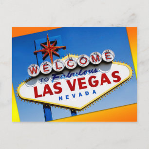 Het "Welkom in Fabulous Las Vegas"-teken Briefkaart