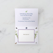 Het welkom Nieuwste Lid van de Familie aan Aarde Aankondiging (Binnen)