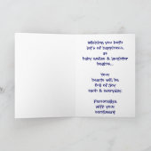 Het welkom Wenskaart van de Gelukwensen van de Kaart (Binnen)