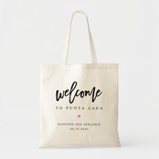 Het Welkome EDITABLE KLOR van het huwelijk borreld Tote Bag (Voorkant)
