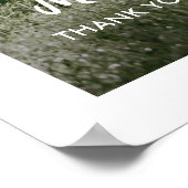 Het Welkome Eenvoudige Gematigde Foto van het Bied Poster (Hoek)