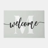 Het Welkome Groene Sage van het Manuscript van de  Deurmat (Voorkant)