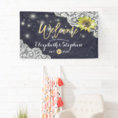 Het Welkome Licht van het Koord van de Zonnebloem Spandoek (Insitu)