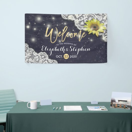 Het Welkome Licht van het Koord van de Zonnebloem  Spandoek (Beurs)