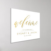 Het Welkome Minimale Moderne Bouw van het Manuscri Folie Afdrukken (Laagn)