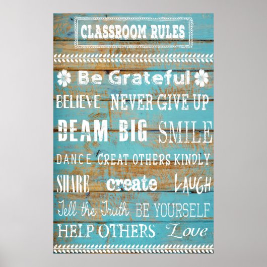 Het welkome Poster van de Regels van het Poster en (Voorkant)