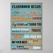 Het welkome Poster van de Regels van het Poster en (Voorkant)