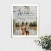 Het Welkome Poster van het huwelijk met Foto