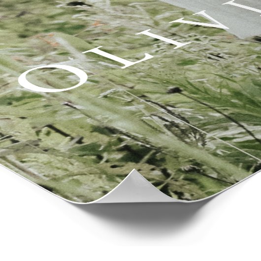 Het Welkome Poster van het huwelijk met Foto (Hoek)