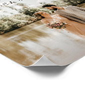 Het Welkome Poster van het huwelijk met Foto (Hoek)