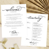 Het Welkomstboek van het Weekend van de bruiloft C