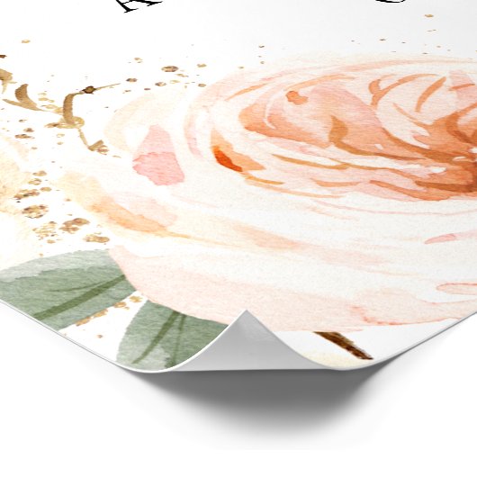 Het Welkomsthuwelijk van de herfst Herfst Waterver Poster (Hoek)