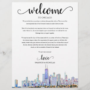 Het Welkomstreisroute van Chicago Wedding Weekend