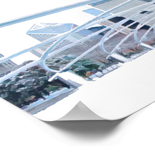 Het Welkomstteken van Chicago Skyline Wedding Poster (Hoek)