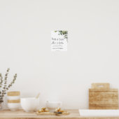 Het Welkomstteken van de bruiloft kiest een Zitpla Poster (Keuken)