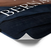 Het welkomstteken van de bruiloft met fotodownload poster (Hoek)