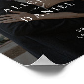 Het welkomstteken van de op maat gemaakte foto-ele poster (Hoek)