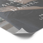 Het welkomstteken van de op maat gemaakte foto-ele poster (Hoek)