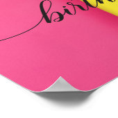 Het Welkomstteken van de Partij van de geboorte Po Poster (Hoek)