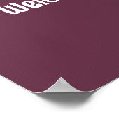 Het welkomstteken van het Bouw van het Bouw van de Poster (Hoek)