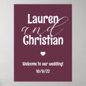 Het welkomstteken van het Bouw van het Bouw van de Poster (Voorkant)