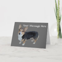 Het Welse Gevoelvolle Wenskaart Corgi van Pembroke