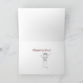 Het Wenskaart die van januari Shackelford u missen Kaart (Binnen)