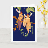 "Het Wenskaart drie in van een Boom" Kaart (Gele Bloem)