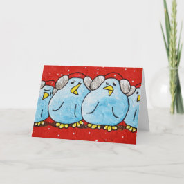 Het Wenskaart en de Envelop van LimbBirds Feestdagen Kaart